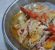 Steamed Shrimp with Garlic