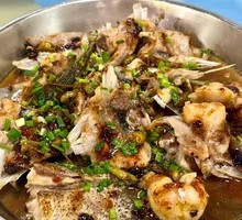 Steamed Large Fish Head with Special Sauce