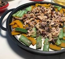 Steam-Steamed Fruit Garden Chicken