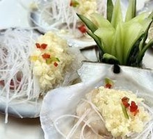 Steamed Scallops with Rice Noodles