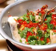 Steamed Fish Head with Chopped Chili