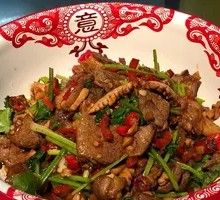 Stir-fried Pork Kidney and Liver