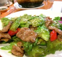 Bitter Melon with Pork Rice