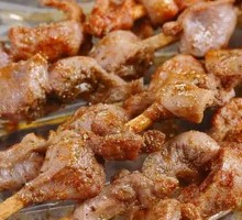 Skewered Chicken Kidneys