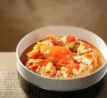 Steamed Blue Crab with Tianxiang Meat Patties