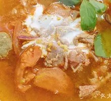 Thai Tom Yum Beef Noodle Soup