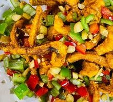Salted Pepper Squid Tentacles