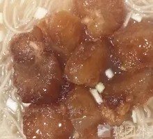 Beef tendon bamboo steam noodle