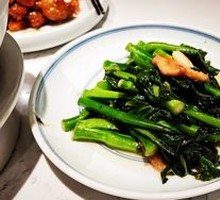Pork Lard Crumbs Stir-fried with Late Bok Choy