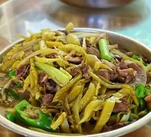 Sour Cabbage Stir-fried Goose Offal