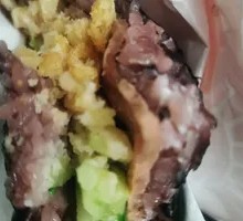 Juicy Grilled Sausage Purple Rice Ball