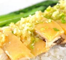 Steamed Chicken with Braised Duck Rice