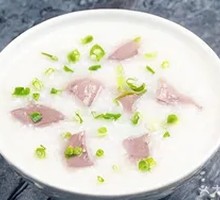 Pork Blood and Lean Meat Rice Porridge