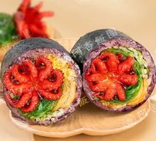 Seaweed Octopus Purple Rice Ball