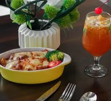 Cheese Pork Cutlet Rice Bake