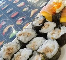 Flame Cheese Tiger Shrimp Sushi