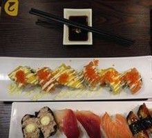 Flame-Grilled Salmon Sushi