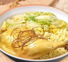 Signature Ge Ge Brother Steamed Chicken Leg Rice
