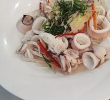 Steamed Fresh Squid