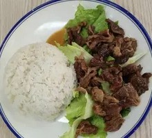 Marinated Beef Noodle Rice