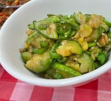 Stir-Fried Green Eggplant