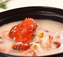 Crab and Shrimp Paste Rice Porridge