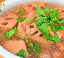 Lotus Root and Pork Offal Rice Soup