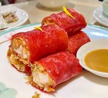 Crispy Shrimp Red Rice Noodle Roll