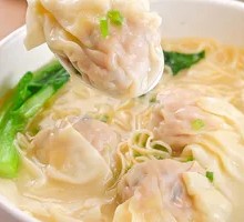 Corn and Pork Dumpling Noodles