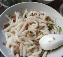 Meat Sauce with Pearl Noodles