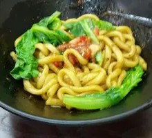 Octopus Udon Noodle Salad
