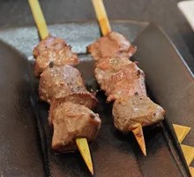 Charcoal-Grilled Chicken Kidney Skewers