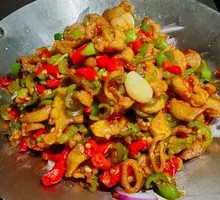 Spicy Pork Intestines Stir-fry