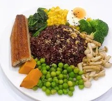 Imported Eel and Seasonal Vegetable Mixed Grain Rice