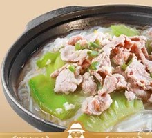 Loofah and Pork Noodles