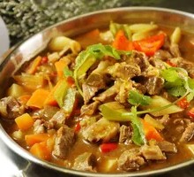 Curry Beef and Potato Rice