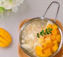 Mango Coconut Ice Tofu Pudding