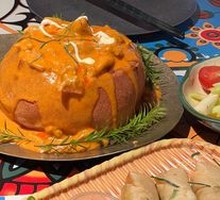 Thai Royal Red Curry Chicken with Breaded Crust