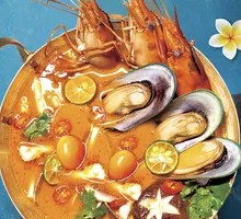 Northern Thai Tom Yum Seafood Soup