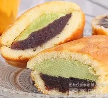 Matcha Red Bean Okonomiyaki