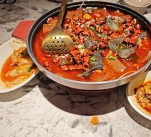 Spicy Dan Dan Noodles with Blood Sausage