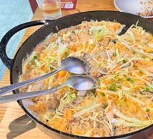 Crab Roe Squid and Oyster Fritter