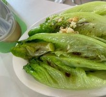 Boiled lettuce