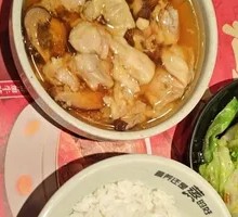Popular Winter Mushroom Chicken Rice with Soup