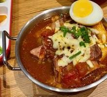 Tomato Cheese Rib Rice Bowl