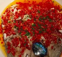 Steamed Big Fish Head with Chopped Chili
