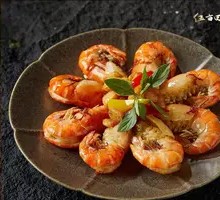 Golden Herb Prawn