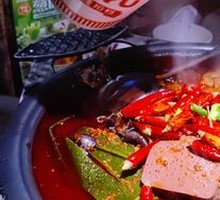 Spicy Blood Duck with Grilled Fish