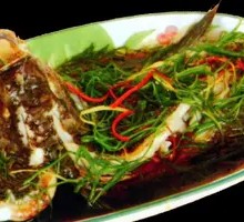 Steamed Mandarin Fish