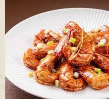 Black Pepper Lemongrass Stir-Fried River Prawn